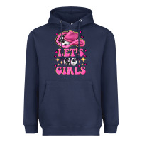 Navy lets go girls Heavyweight Hoodie - NancyCooperArtShop