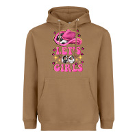 Toasted Coconut lets go girls Heavyweight Hoodie - NancyCooperArtShop