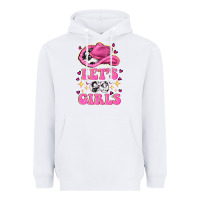 White lets go girls Heavyweight Hoodie - NancyCooperArtShop