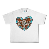 Lunar Rock mama heart cowhide Urban Heavy Tee - CowhideDigitalArt