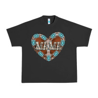 Pigment Black mama heart cowhide Urban Heavy Tee - CowhideDigitalArt