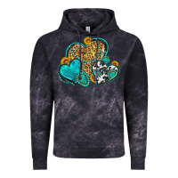 Cloud Black western turquoise hearts Vintage Hoodie - Zillion Design Studio