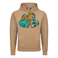 Vintage Coffee western turquoise hearts Vintage Hoodie - Zillion Design Studio