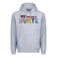 Heather Grey having a menty b Premium Hoodie - Artiststas