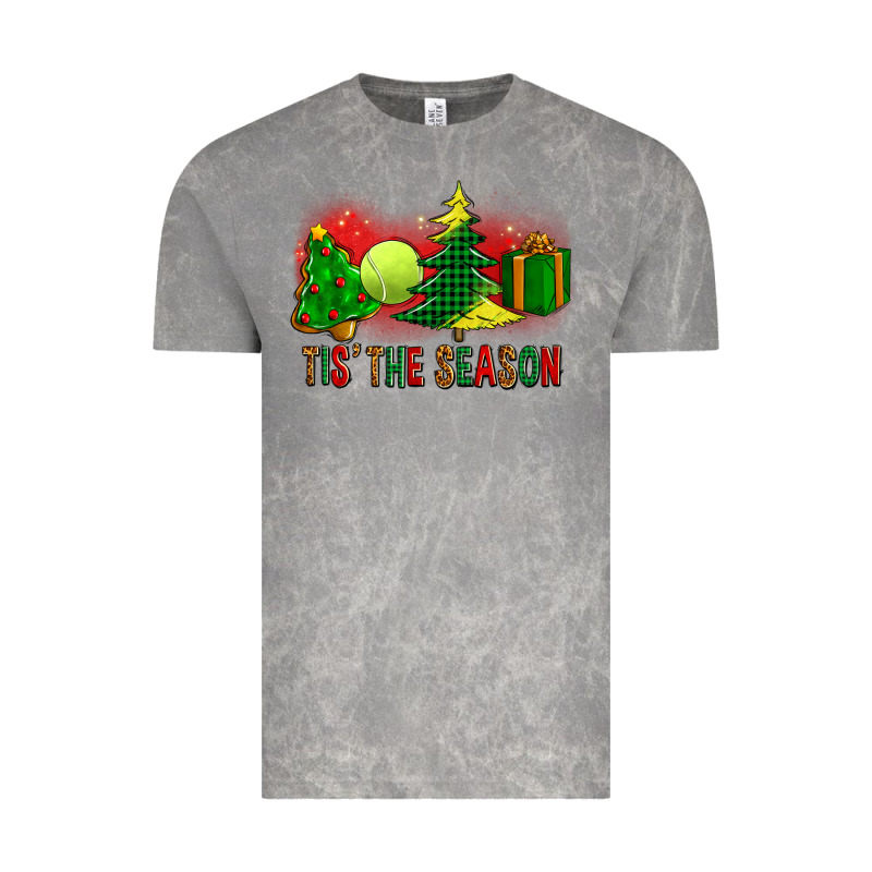 Tis The Season Christmas With Tennis Ball And Tree Cookie Vintage Tee by FaDigitalArtStudio | Teevron