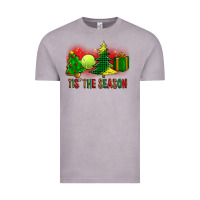 Vintage Zinc tis the season christmas with tennis ball and tree cookie Vintage Tee - FaDigitalArtStudio