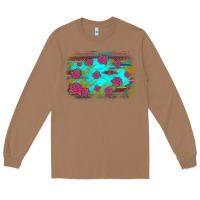 Toasted Coconut gemstone serape glitter background Long Sleeve Tee - JahusDesignShop