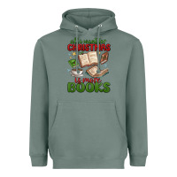 Sage all i want for christmas is more books Heavyweight Hoodie - MaliasSmallBusiness