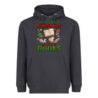Smoke all i want for christmas is more books Heavyweight Hoodie - MaliasSmallBusiness