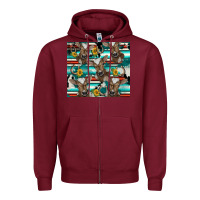 Burgundy western horseshoe sunflower brown cow Zipper Hoodie - BarkalooDesign