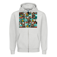 Western Horseshoe Sunflower Brown Cow Zipper Hoodie | Teevron