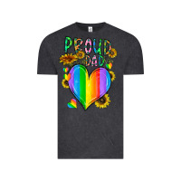 Vintage Black proud dad love Vintage Tee - CowhideDigitalArt