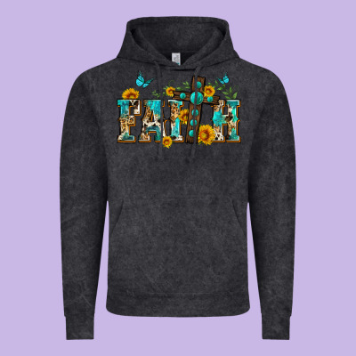 Western Faith Vintage Hoodie Designed By Zillion Design Studio