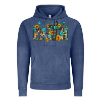 Vintage Denim western faith Vintage Hoodie - Zillion Design Studio