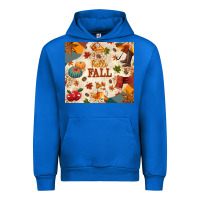 Cobalt Hello Fall Urban Hoodie - texasbilliewilder