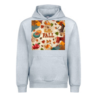 Heather Grey Hello Fall Urban Hoodie - texasbilliewilder
