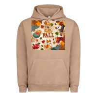 Pigment Burro Hello Fall Urban Hoodie - texasbilliewilder