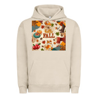 Pigment French Oak Hello Fall Urban Hoodie - texasbilliewilder