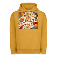 Pigment Peanut Butter Hello Fall Urban Hoodie - texasbilliewilder