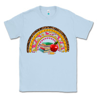 Dusty Blue back to school rainbow Classic Tee - AdoDesignShop