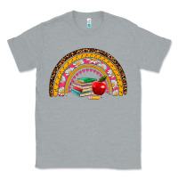 Heather Grey back to school rainbow Classic Tee - AdoDesignShop