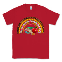 Red back to school rainbow Classic Tee - AdoDesignShop