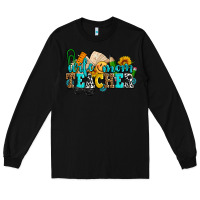Black wife mom teacher with sunflowers Long Sleeve Tee - AdoDesignShop