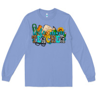 Wife Mom Teacher With Sunflowers Long Sleeve Tee | Teevron