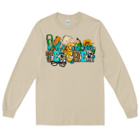 Mushroom wife mom teacher with sunflowers Long Sleeve Tee - AdoDesignShop