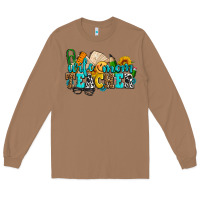 Toasted Coconut wife mom teacher with sunflowers Long Sleeve Tee - AdoDesignShop
