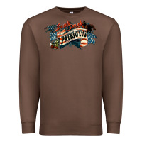 Chestnut patriotic drunk america Premium Sweatshirt - NancyCooperArtShop