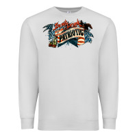 Dove Grey patriotic drunk america Premium Sweatshirt - NancyCooperArtShop