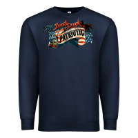 Navy patriotic drunk america Premium Sweatshirt - NancyCooperArtShop