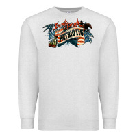 Oatmeal Heather patriotic drunk america Premium Sweatshirt - NancyCooperArtShop