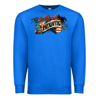 True Royal patriotic drunk america Premium Sweatshirt - NancyCooperArtShop