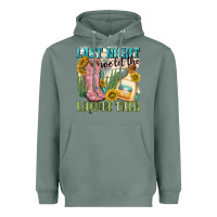 Sage last night we let the liquar talk Heavyweight Hoodie - NancyCooperArtShop