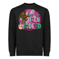 Black he is risen indeed easter Heavyweight Sweatshirt - Neo Western