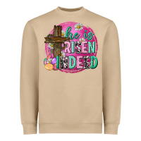 Mushroom he is risen indeed easter Heavyweight Sweatshirt - Neo Western