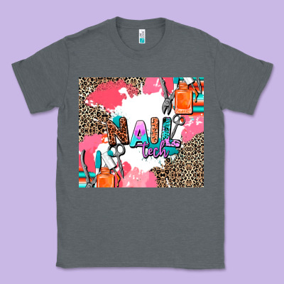 Nail Tech Classic Tee Designed By Adodesignshop