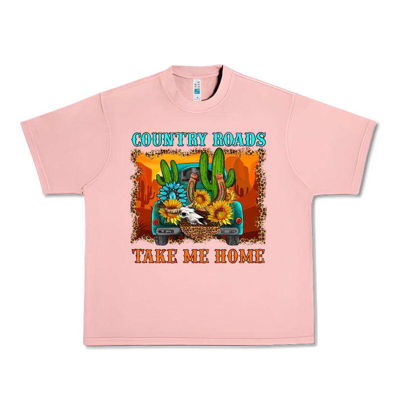 Country Roads Take Me Home Urban Heavy Tee by HRA Design Shop | Teevron