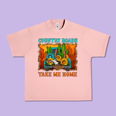 Country Roads Take Me Home Urban Heavy Tee Designed By Hra Design Shop
