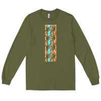 Army Green dinosaur brontosaurus pen wrap Long Sleeve Tee - Artiststas