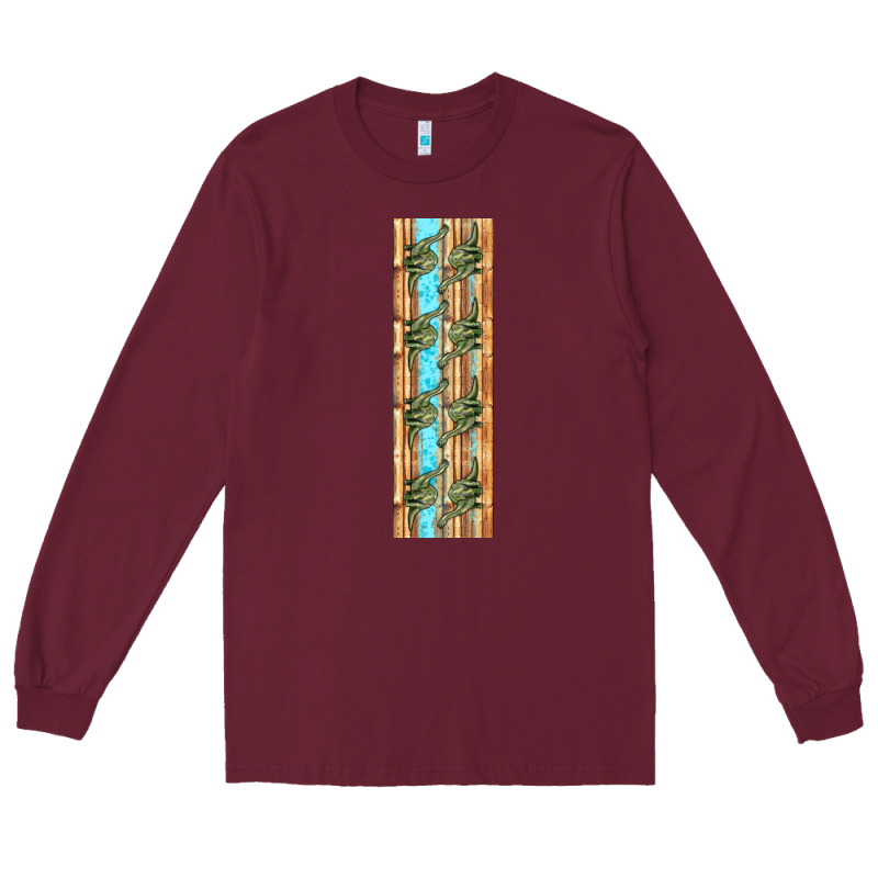 Dinosaur Brontosaurus Pen Wrap Long Sleeve Tee by Artiststas | Teevron