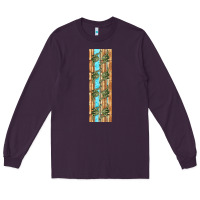 Plum dinosaur brontosaurus pen wrap Long Sleeve Tee - Artiststas