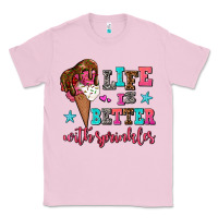 Bubblegum Pink life is better with sprinkles Classic Tee - AdoDesignShop