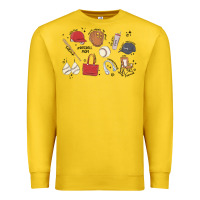 Lemon baseball mom Premium Sweatshirt - MaliasSmallBusiness