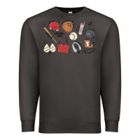 Smoke baseball mom Premium Sweatshirt - MaliasSmallBusiness