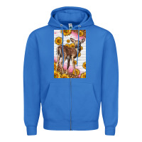 True Royal Western Cute Baby Deer Fawn Zipper Hoodie - LillyAllenDesigns