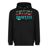 Black im  kind of a mix of sweetheart and smartass Heavyweight Hoodie - MaliasSmallBusiness