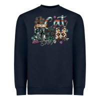 Navy best cat mom ever Heavyweight Sweatshirt - SublimationCraftShop